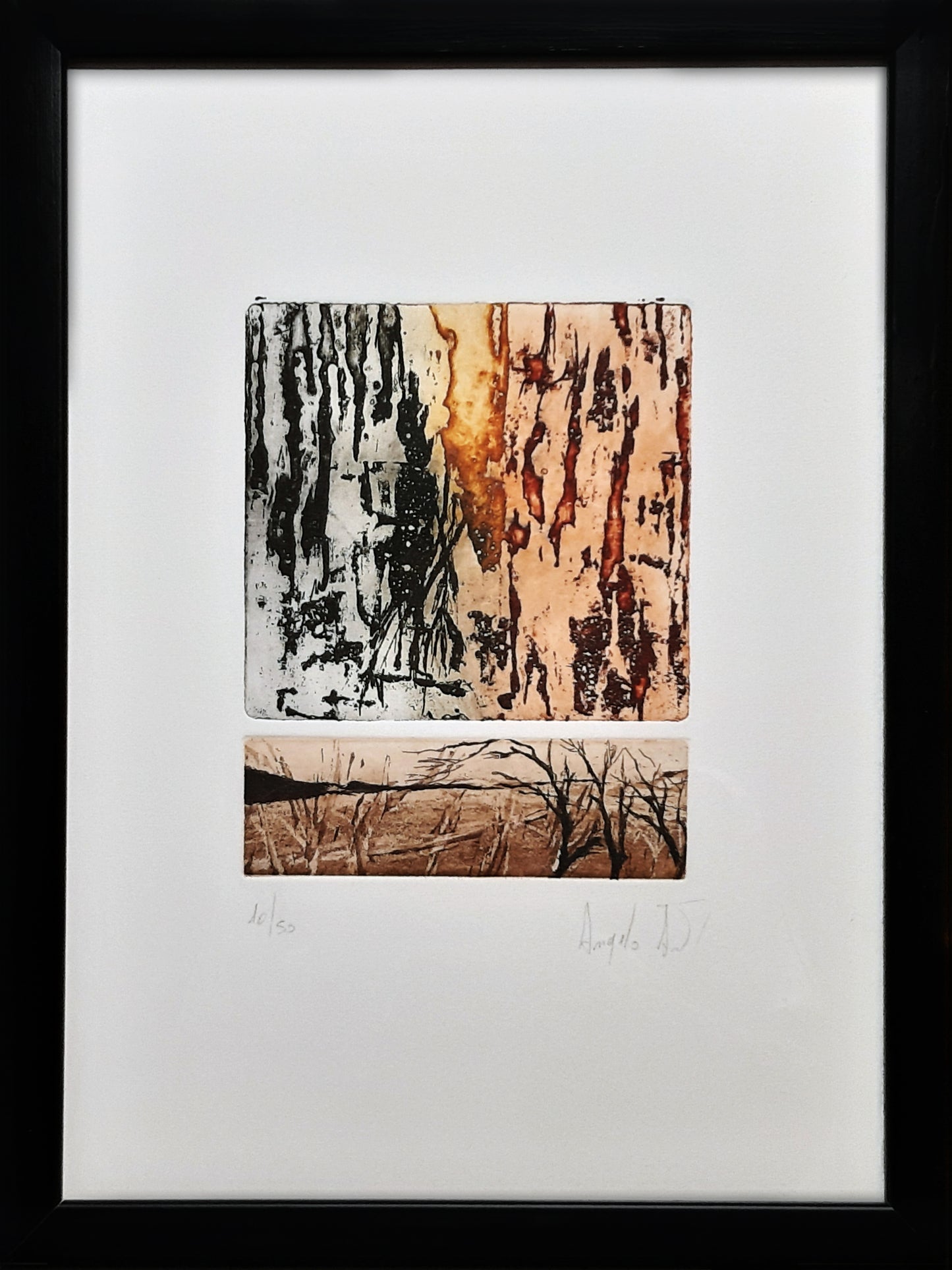 Angelo Ariti - Astratto - incisione - Galleria Quadrifoglio
