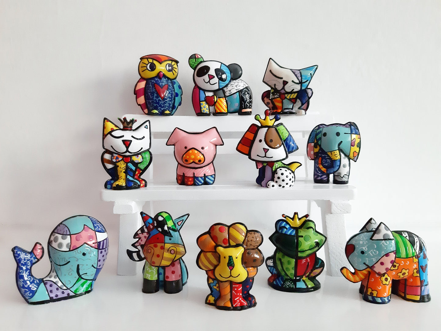 Romero Britto - Mini animal Asino