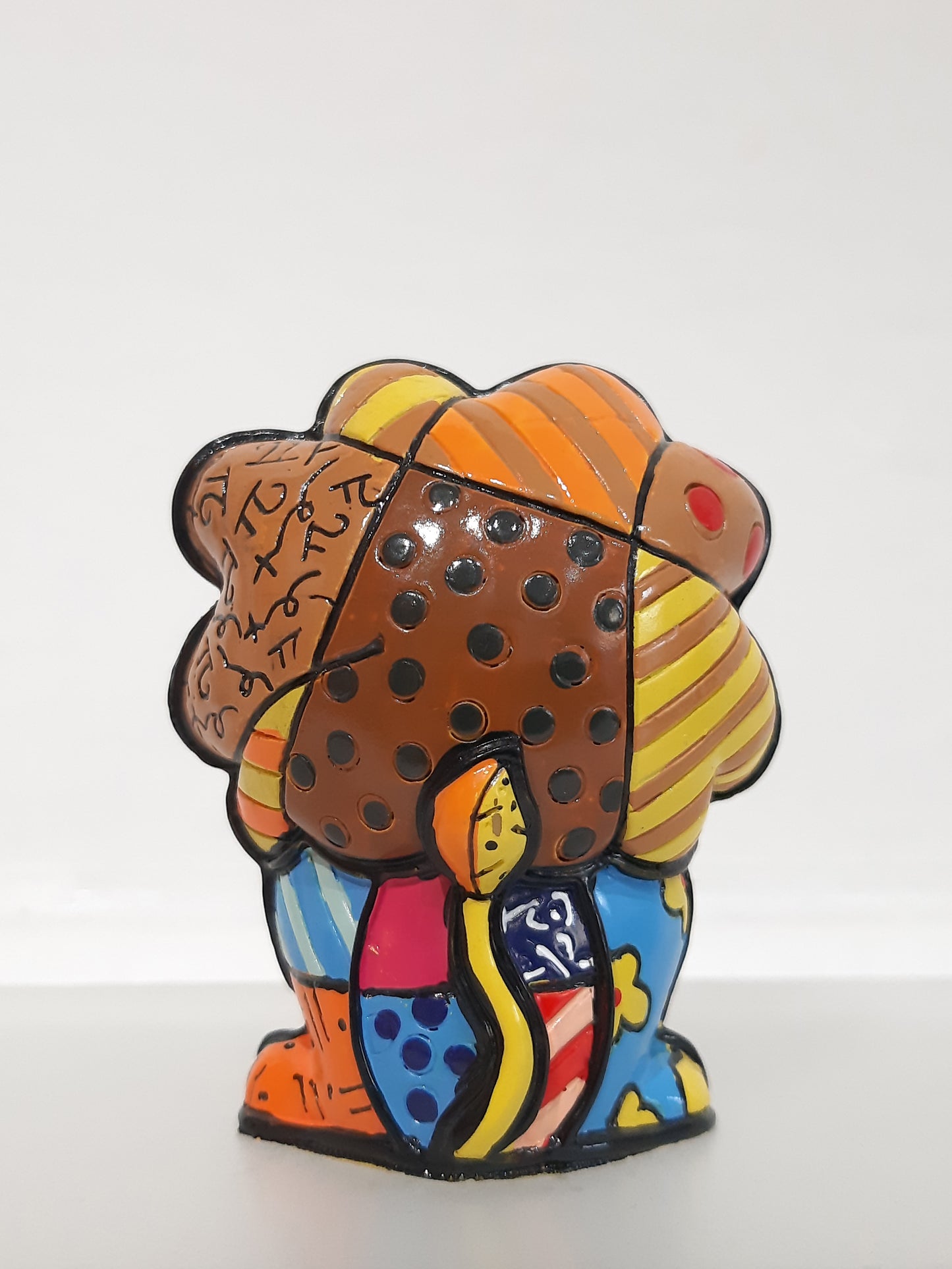 Romero Britto - Mini animal Leone - Galleria d'arte Quadrifoglio