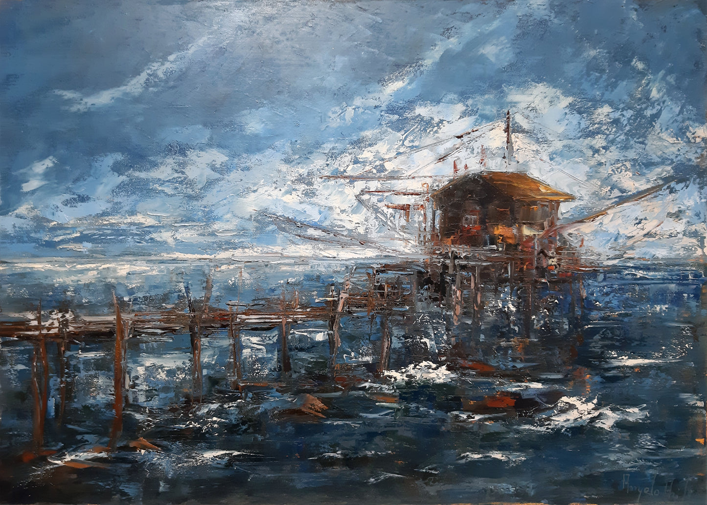 Angelo Ariti - Trabucco - Galleria d'arte Quadrifoglio