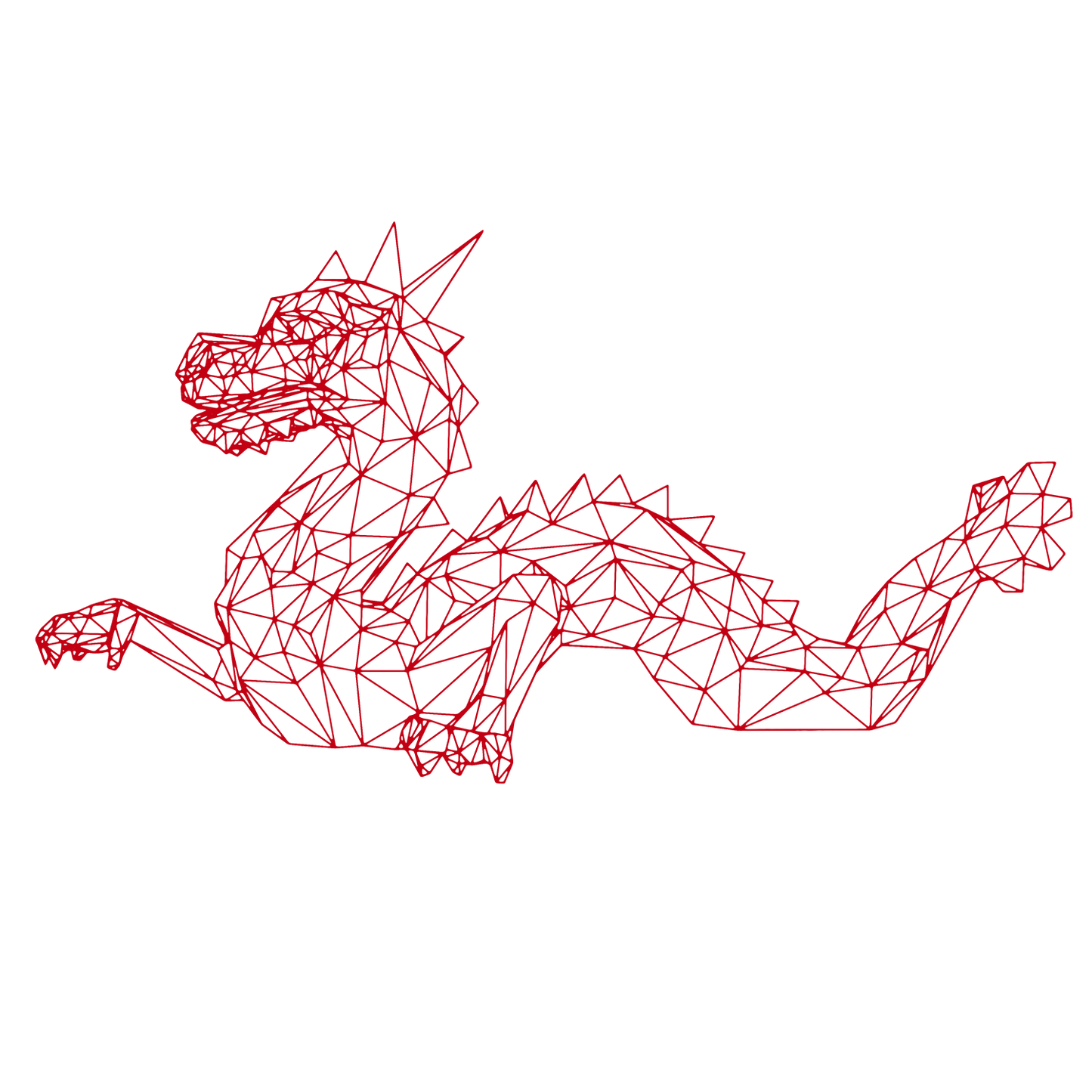 Richard_Orlinski_-_Dragon_Spirit_red_-_Galleria_Quadrifoglio