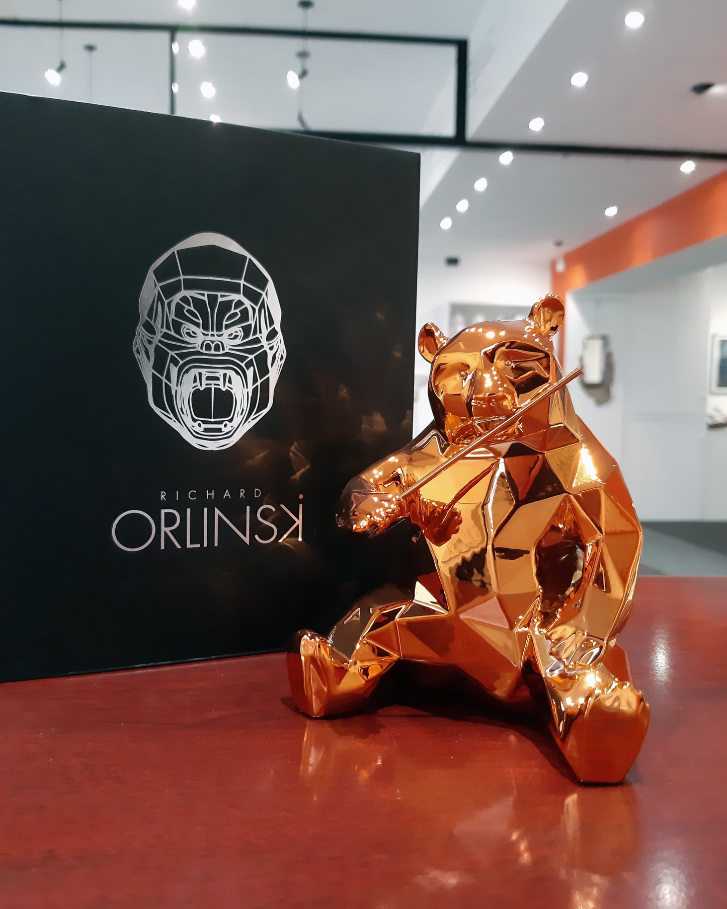 Richard_Orlinski_-_Panda_Spirit_orange_-_Galleria_Quadrifoglio_jpg
