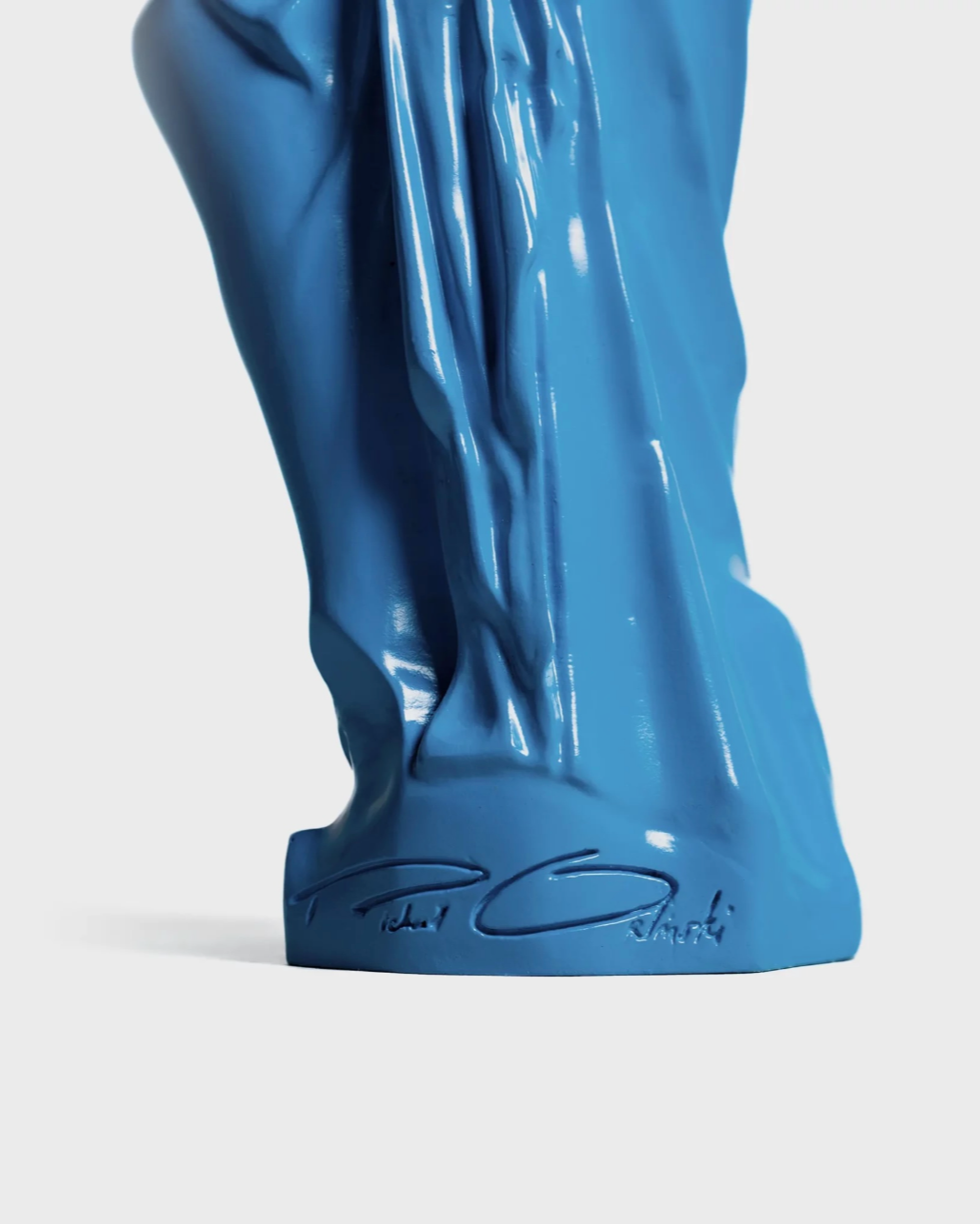Richard_Orlinski_-_Venere_di_Milo_azzurro_-_Galleria_Quadrifoglio