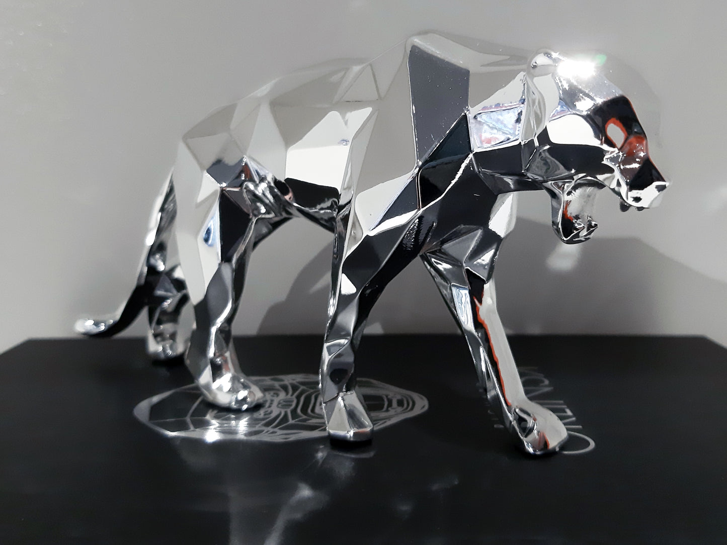 Richard Orlinski - Panther Spirit Silver edition