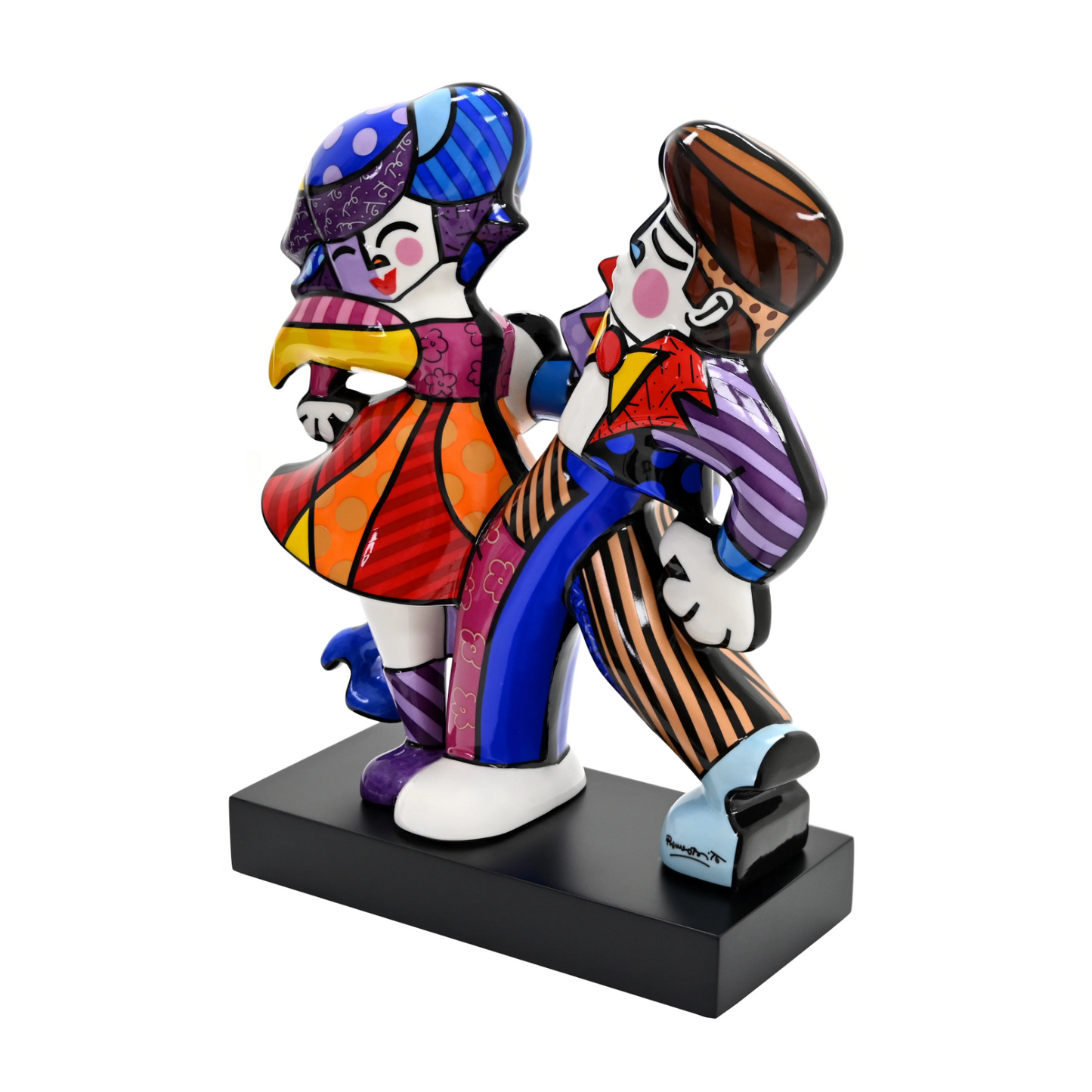 Romero Britto - Swing - Galleria d'arte Quadrifoglio