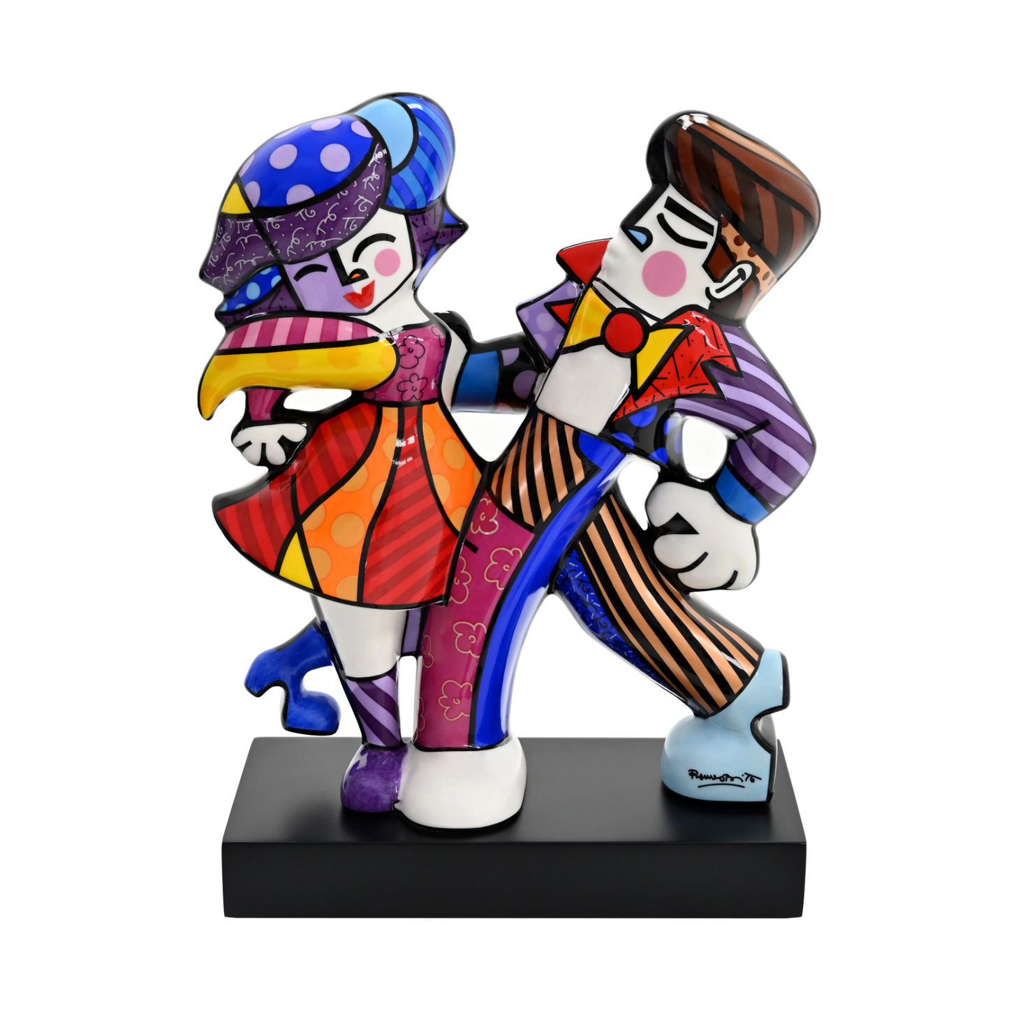 Romero Britto - Swing - Galleria d'arte Quadrifoglio