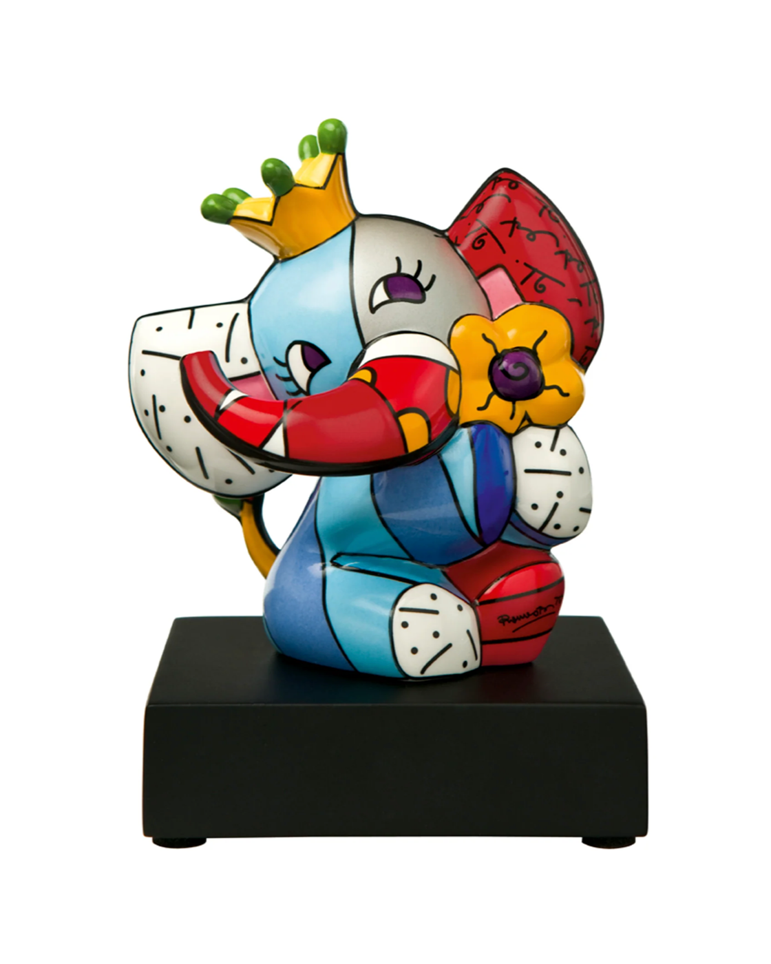 Romero Britto - Spring Elephant - Galleria d'arte Quadrifoglio