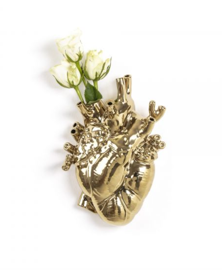 Seletti - Love in bloom gold - vaso Galleria Quadrifoglio
