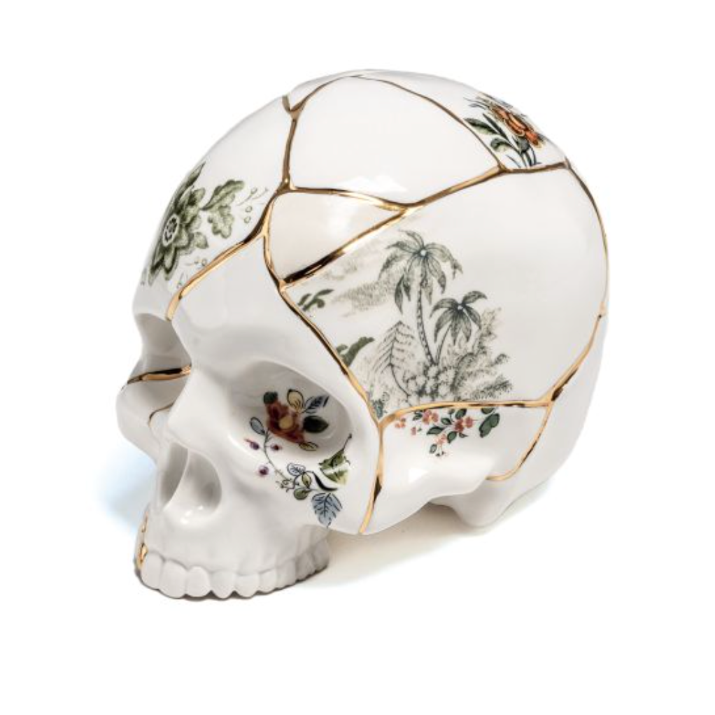 Seletti - Skull Kintsugi - Galleria Quadrifoglio