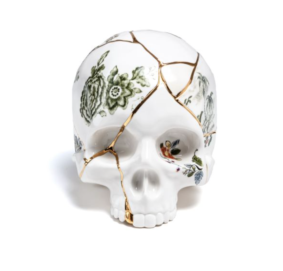 Seletti - Skull Kintsugi - Galleria Quadrifoglio