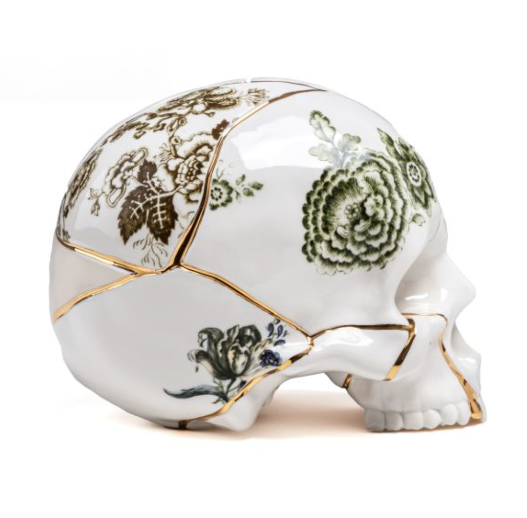 Seletti - Skull Kintsugi - Galleria Quadrifoglio