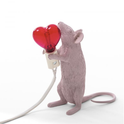 Seletti - Mouse lamp love - Galleria Quadrifoglio