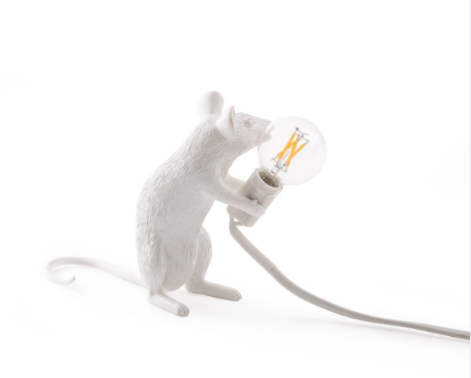 Seletti - Mouse Lamp white - Galleria Quadrifoglio