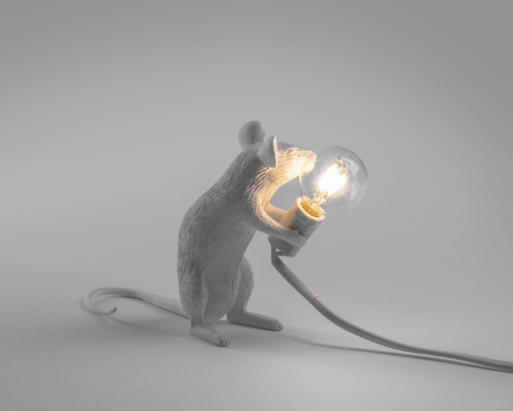 Seletti - Mouse Lamp white - Galleria Quadrifoglio