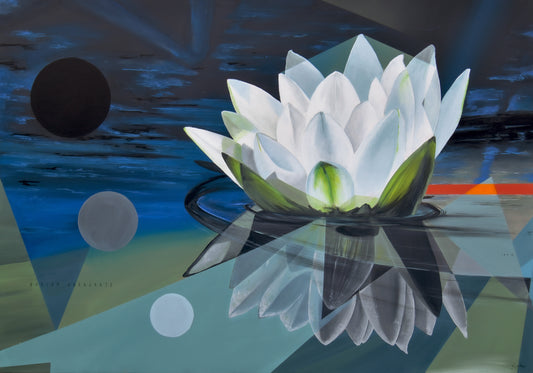 Fabio Petani - Barium carbonate & Nelumbo Iutea