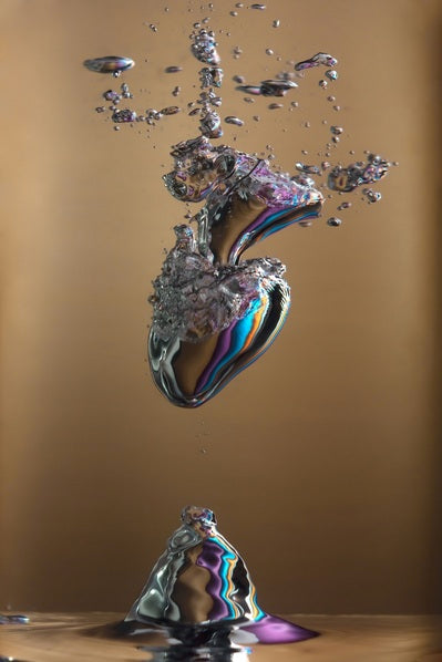 Andrea Amorusi - foto - MyHeart - Acqua scultura - Galleria Quadrifoglio RhoMyHeart