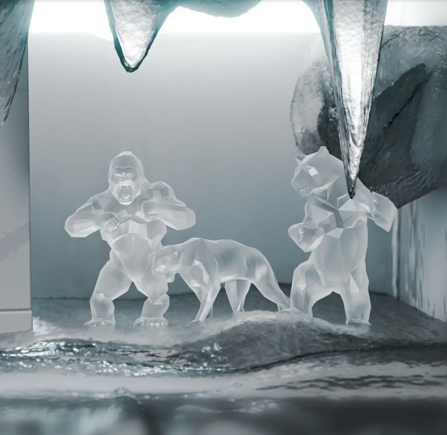 Richard_Orlinski_the_Icon_-_Ice_Stone_-_Galleria_Quadrifoglio