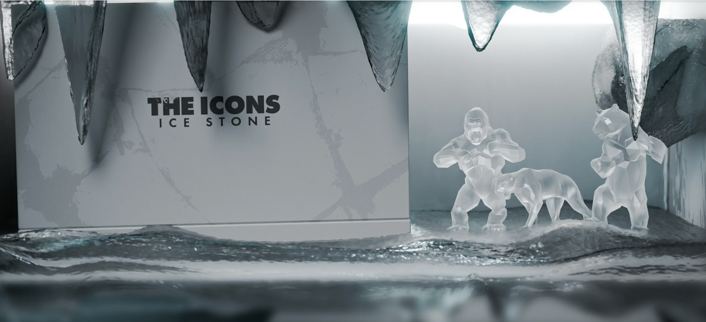 Richard_Orlinski_the_Icon_-_Ice_Stone_-_Galleria_Quadrifoglio