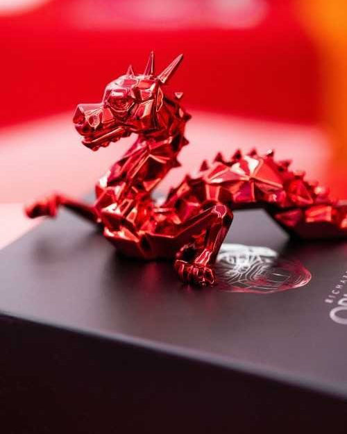 Richard_Orlinski_-_Dragon_Spirit_red_-_Galleria_Quadrifoglio