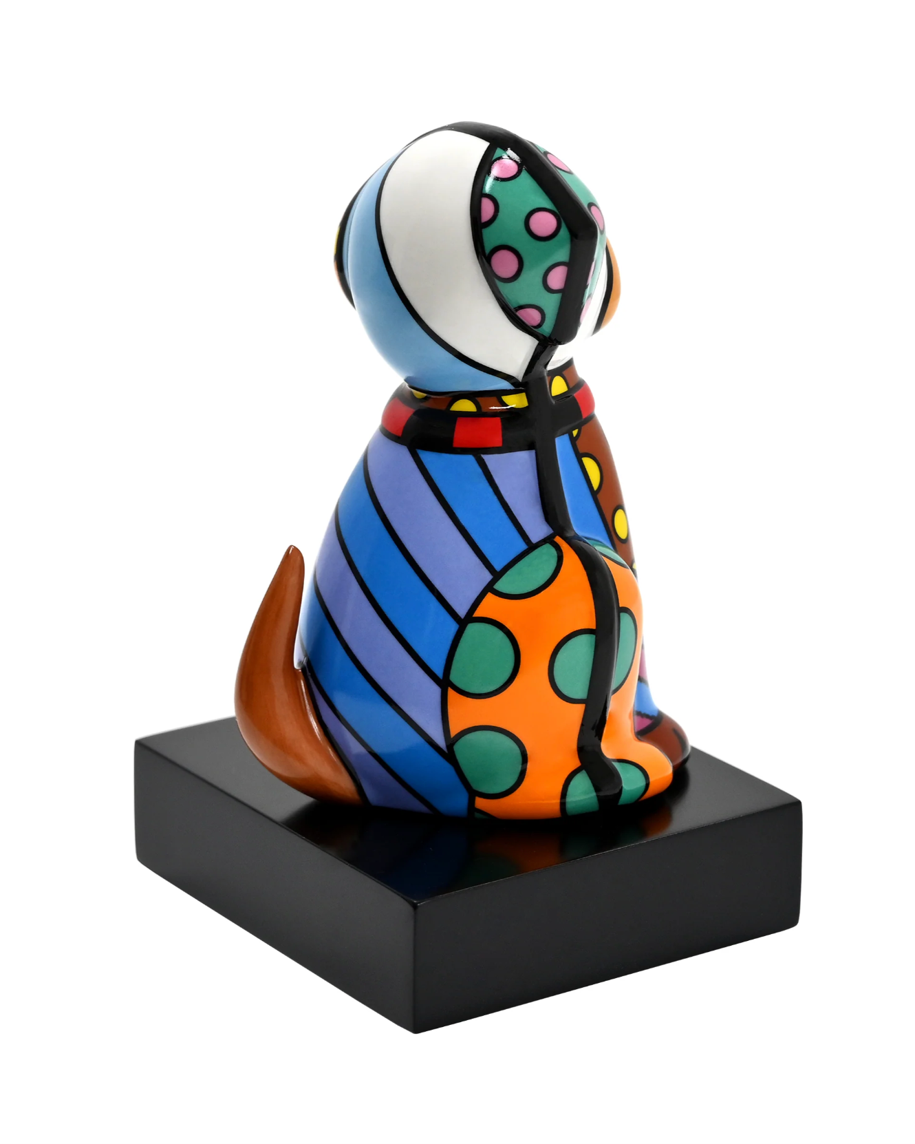 Romero Britto - Baby Blue - cane in porcellana 