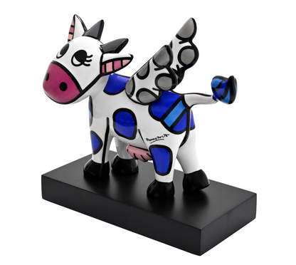 Romero Britto - Flying Cow - porcellana 