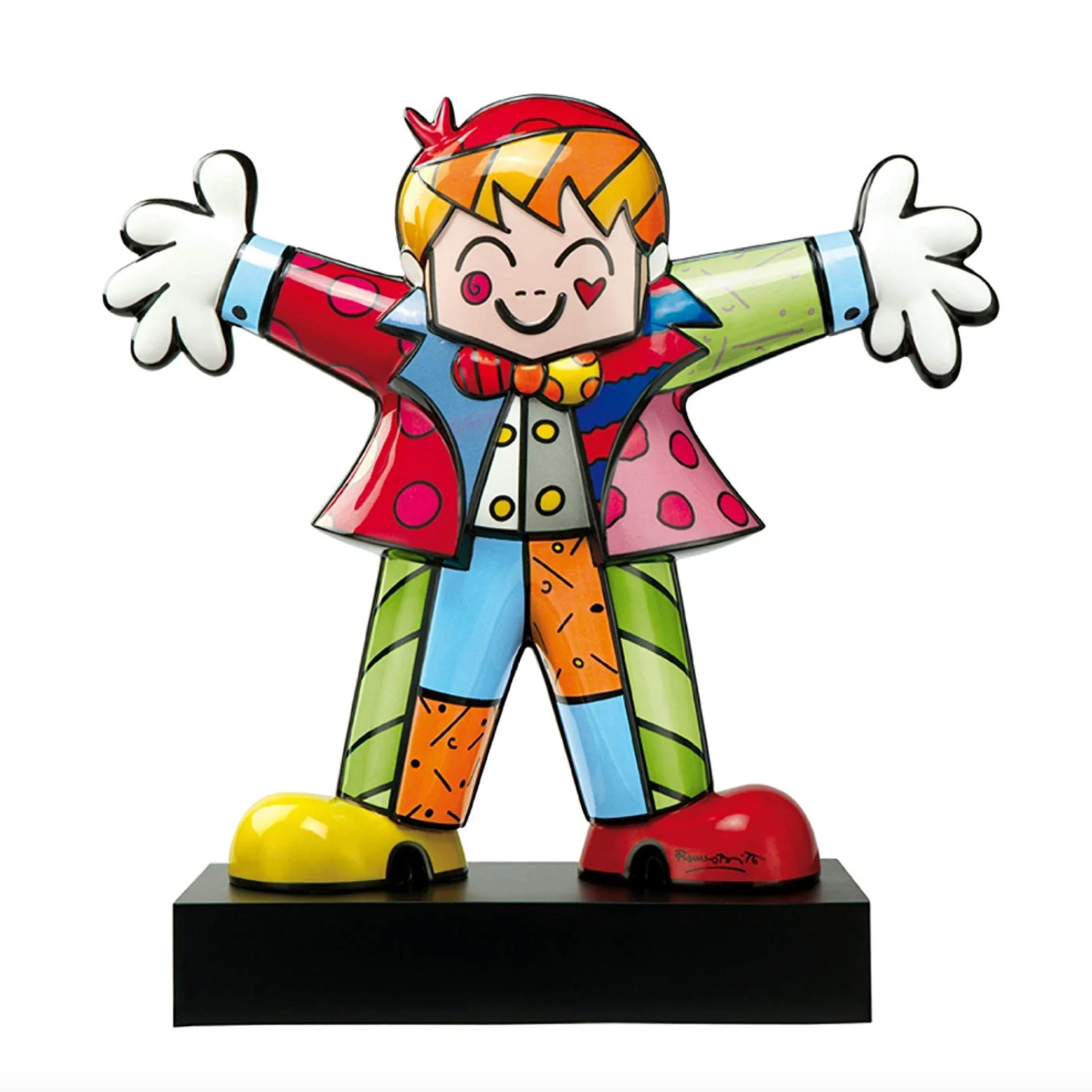 Romero Britto - Hug too - Galleria d'arte Quadrifoglio