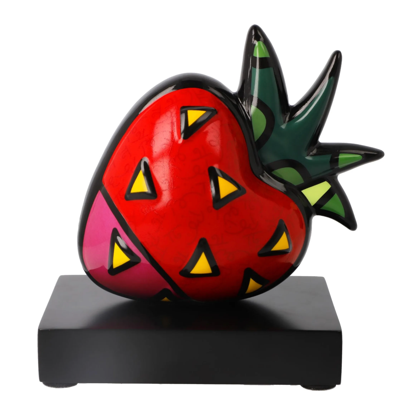 Romero Britto - Strawberry - Galleria d'arte Quadrifoglio