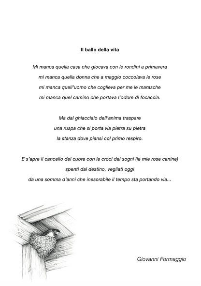 Libro Rondine - Racconto · Opere · Poesie