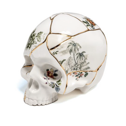 Seletti - Skull Kintsugi - Galleria Quadrifoglio