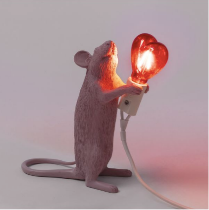 Seletti - Mouse lamp love - Galleria Quadrifoglio