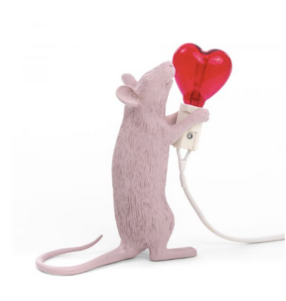 Seletti - Mouse lamp love - Galleria Quadrifoglio