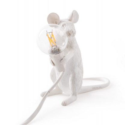 Seletti - Mouse Lamp white - Galleria Quadrifoglio