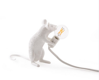 Seletti - Mouse Lamp white - Galleria Quadrifoglio