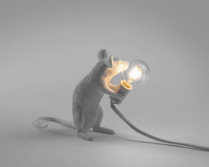 Seletti - Mouse Lamp white - Galleria Quadrifoglio